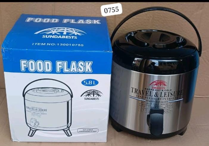 5.8 Ltr - Tea Urn - Stainless Steel  Durable construction for long-lasting use  Easy-to-use spigot for controlled dispensing  Insulated design to keep tea hot for extended periods