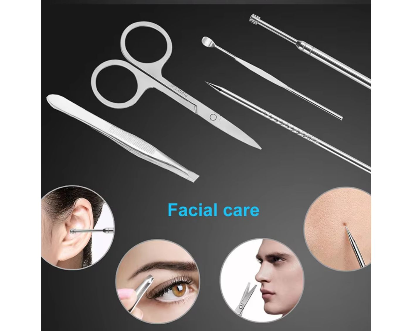 Nail Clippers Kit Manicure Tools Nail File Scissors Nail Care Tools Manicure Set