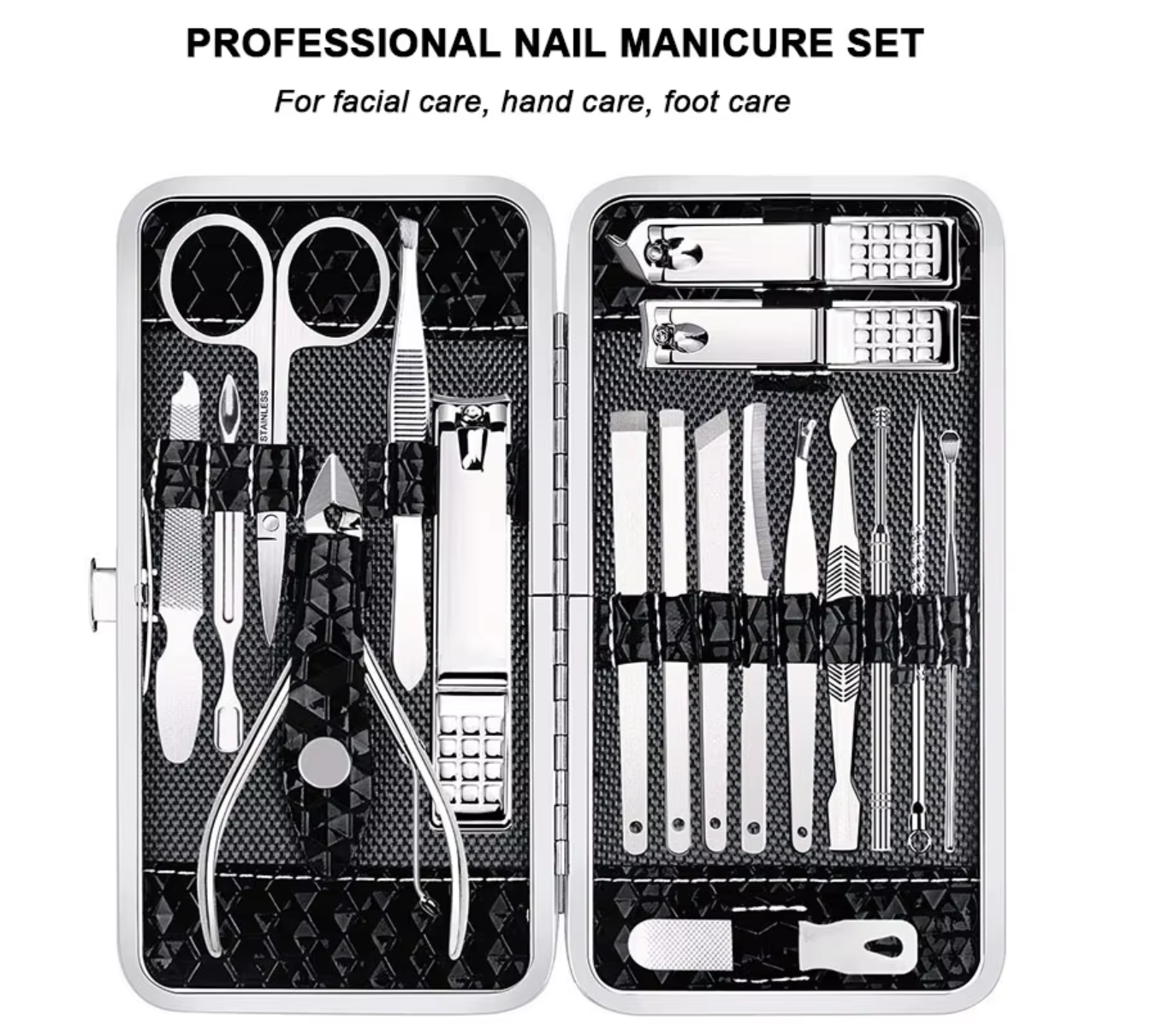 Nail Clippers Kit Manicure Tools Nail File Scissors Nail Care Tools Manicure Set