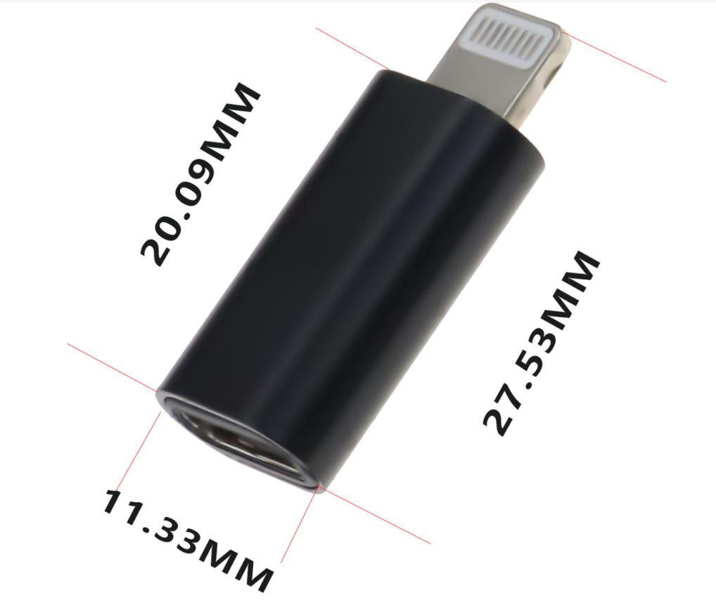 Type-C to Apple Adapter Lightning Phone Charging Data iPhone Converter