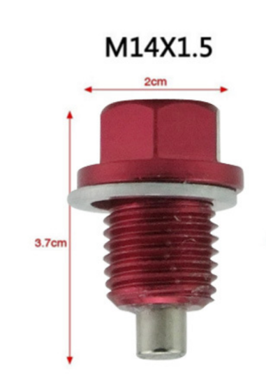 Automobile General Aluminum Alloy Magnetic Oil Drain Plug Oil Drain Screw Oil Bottom Shell Screw