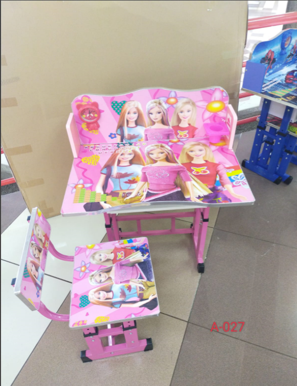 Adjustable Kids Study Table And Chair Children Desk