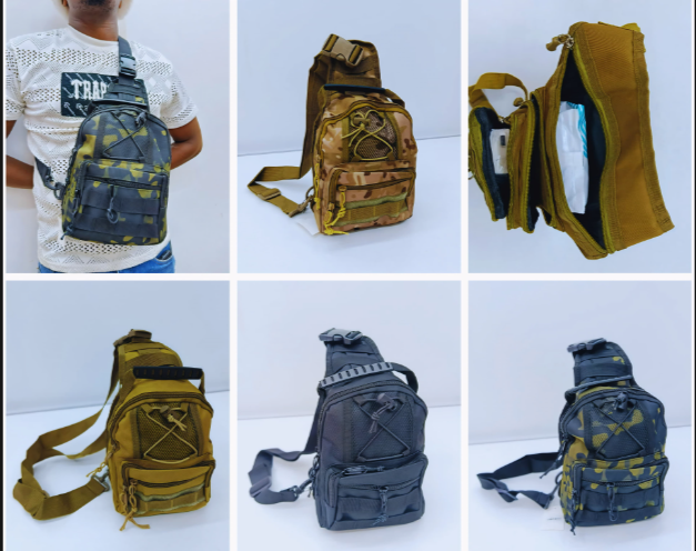 Unisex Chest Bag Crossbody Sling Bag – Anti-Theft Casual Travel & Outdoor Shoulder Pack