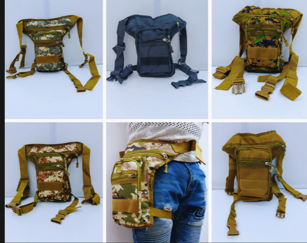 Unisex Tactical Leg Bag –  Thigh Drop Bag Motorcycle Riding & Outdoor Utility Pack