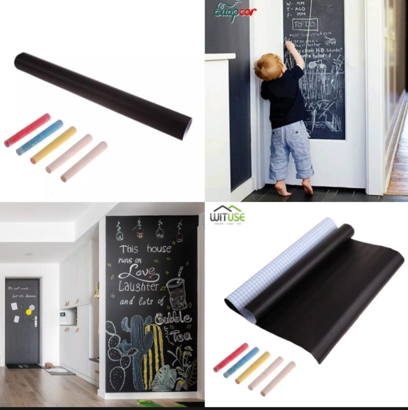 Removable Large Chalkboard Wall Sticker Gift for Kids Blackboard