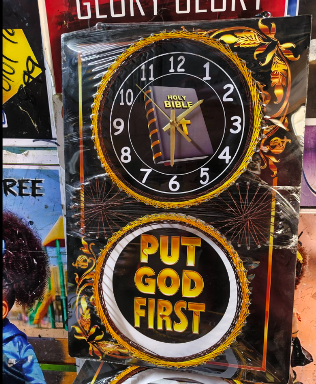 2in1 Functional art string wall clocks