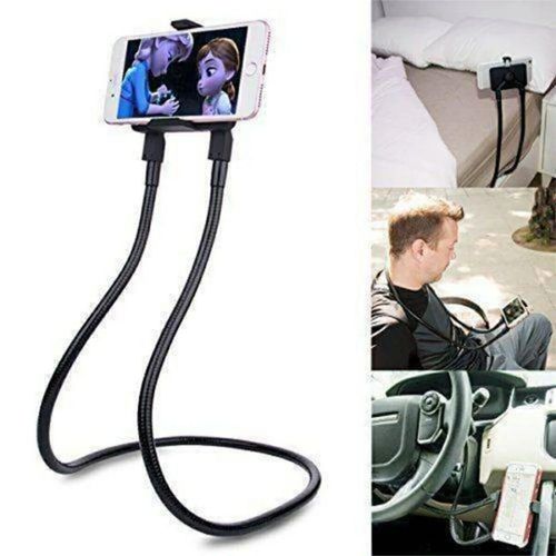 Portable Lazy Mobile Phone Holder Hanging Neck Cellphone Mount Accessories Adjustable 360 Degree Universal Phones Holder Stand