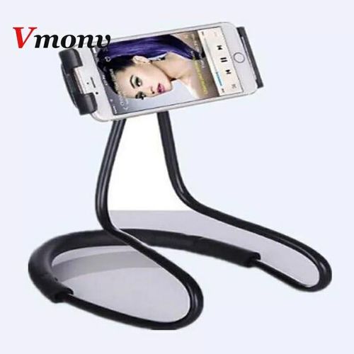 Portable Lazy Mobile Phone Holder Hanging Neck Cellphone Mount Accessories Adjustable 360 Degree Universal Phones Holder Stand