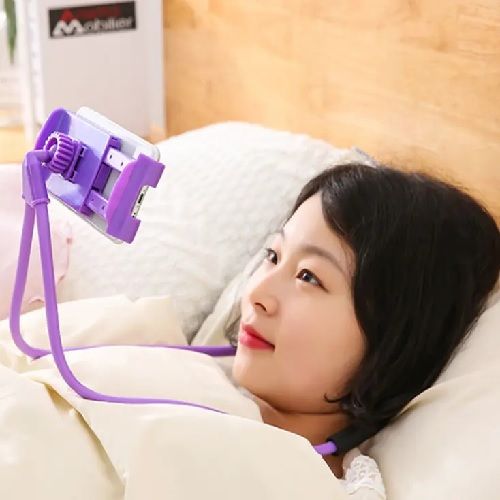 Portable Lazy Mobile Phone Holder Hanging Neck Cellphone Mount Accessories Adjustable 360 Degree Universal Phones Holder Stand
