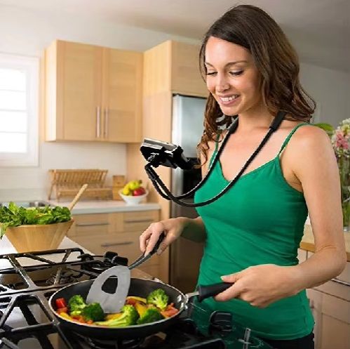 Portable Lazy Mobile Phone Holder Hanging Neck Cellphone Mount Accessories Adjustable 360 Degree Universal Phones Holder Stand