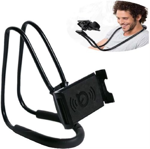 Multifunctiona universal Lazy Neck Phone Holder 360 Degree Flexible Rotate