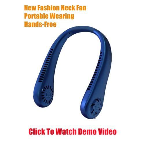 Flexi Cool Vaneless Neck Fan – Versatile & Foldable Personal Cooling Device