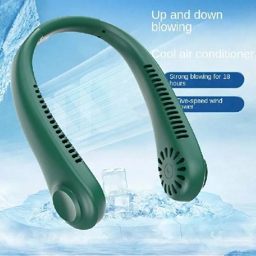 Flexi Cool Vaneless Neck Fan – Versatile & Foldable Personal Cooling Device