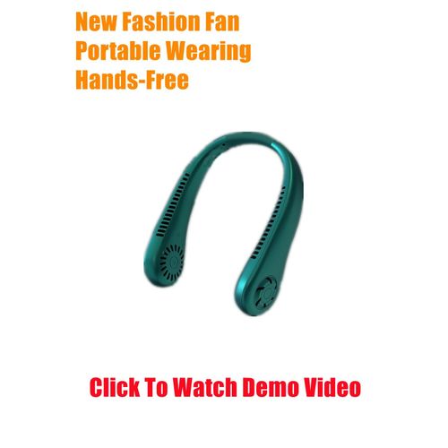 Flexi Cool Vaneless Neck Fan – Versatile & Foldable Personal Cooling Device