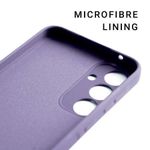 PURPLE ORIGINAL SILICONE BACK CASE FOR SAMSUNG A55
