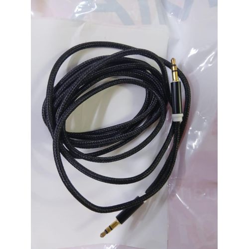 2M 3.5mm Male To Male Jack Aux Cable // Quality