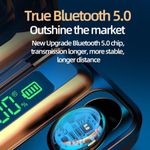 TWS F9-5 Bluetooth Wireless Earbuds 2200mAh Powerbank