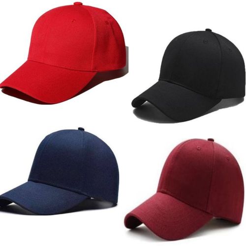 4 Pieces Of Adjustable Ladies Cap - Multicolour+