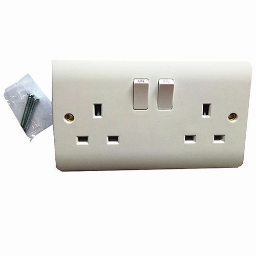 Double/Twin Wall Socket Box 250V 13A