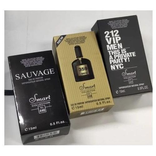 Three Pack Men's Perfume (Sauvage, Black Orchid, 212 VIP MEN)