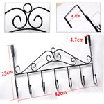 Over The Door Hanger With Hooks Door Rack