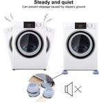 4Pc Washing Machine Antivibration Anti Vibration Pads Shock And Noise Cancellation Pads