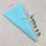 6 Nozzles + Reusable Icing Cake Pastry Piping Bag