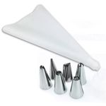 6 Nozzles + Reusable Icing Cake Pastry Piping Bag