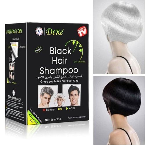 Dexe 10pcs Black Hair Shampoo For black hair