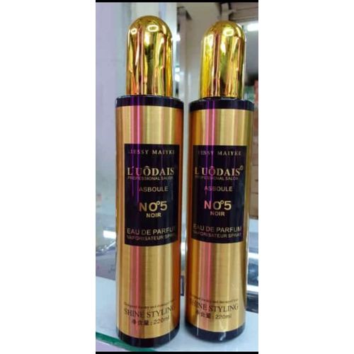 Luodais Shine Hair SprayNo.5 For Human Hair/Wigs/Weaves.