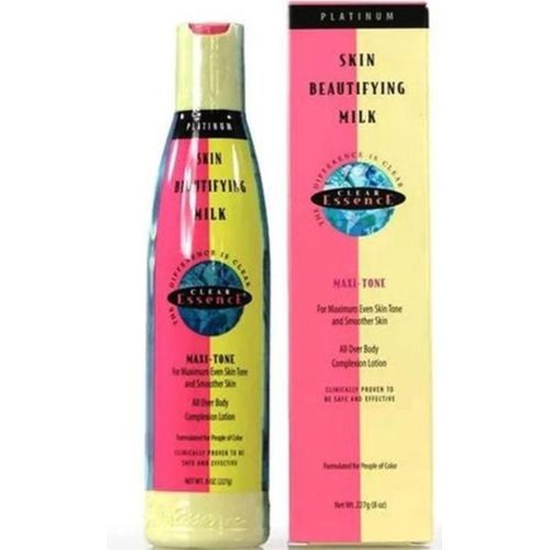 Clear Essence Platinum Medicated Beautifying Milk With Sunscreen For maximum Even Tone and smoother Skin -227g