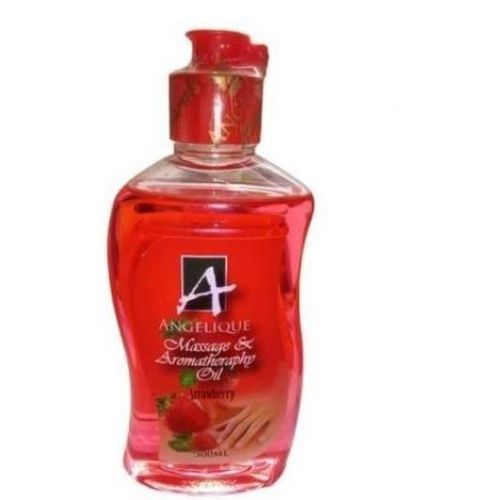 Angelique Strawberry Aromatherapy Full Body Relaxing Massage Oil For Massage Therapy, Soothing, Calming