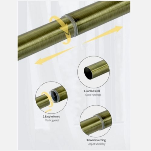 2pcs GREY curtain 1pc WHITE SHEER 2pcs TIEBACKS, and 1pc DOUBLE CURTAIN ROD.