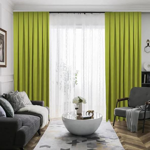 Taisier Home Textured Plain Curtain Set – 3-Piece (2 Panels 1.5m Each + 1 Sheer 3m, White) or 2-Piece (2 Panels 1.5m Each) – Modern Window Drapes