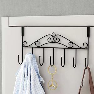7 Hooks Over Door Hanger Towel Hook -Clothes,Purses,Towel, Scarf, Belt, Hat Etc.Sturdy Waterproof,Rustproof,Anti-corrosion Organizer - Made of durable stainless steel, these hooks let you hang items s