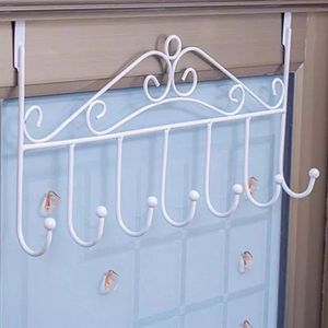 7 Hooks Over Door Hanger Towel Hook -Clothes,Purses,Towel, Scarf, Belt, Hat Etc.Sturdy Waterproof,Rustproof,Anti-corrosion Organizer - Made of durable stainless steel, these hooks let you hang items s