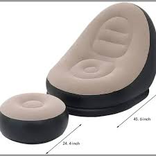 🔥Mega Sale🔥**OFFER SALE**🍒ONLY AT KILIMALL 🍒Inflatable Deluxe Lounge Seat / Inflatable seat with Foot rest & Free Pump (2pcs Sets) Key Features Indoor Outdoor PVC Inflatable lounge sofa set flocki