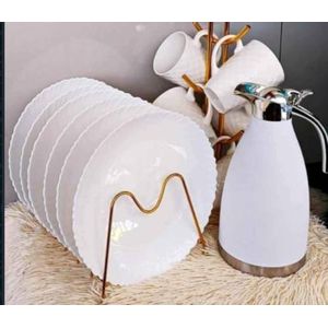 🥰Mega sale🤑❗️DONT MISS OUT ❗️13PCs DINNER SET,UNBREAKABLE 2L FLASK, 6 DINNER PLATES, 6 CUPS