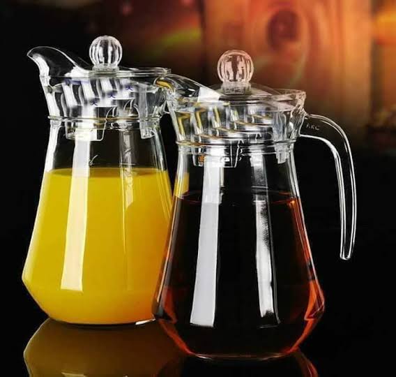 Luminarc 2 Pcs Wine ,Juice, Water Serving Glass Jugs - Lids-Water Jug.High Quality 2Pcs Jug
Drink ware type: Wine glass
Material: Glass
Dishwasher safe