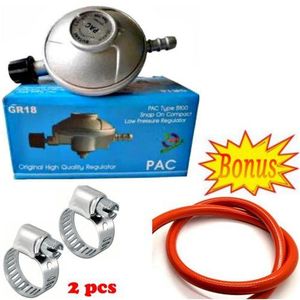 New in❗️🤑Pac 6KG Regulator Gas 6 KG For Single/Double Burner Gas Cooker + Free 2m pipe & Clips. Protane/Butane 6kg mecko gas pressure regulator30 mbar comes with a free 1m gas hose pipeSuitable for b