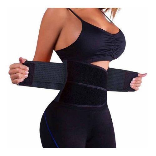 Fashion Tummy Trimmer Slimming Women Belt- Black.Helps lose pregnancy belly fat faster For use after delivery/C-section. Speeds up the contraction of uterus Re-shape your figure back after birth. Easy