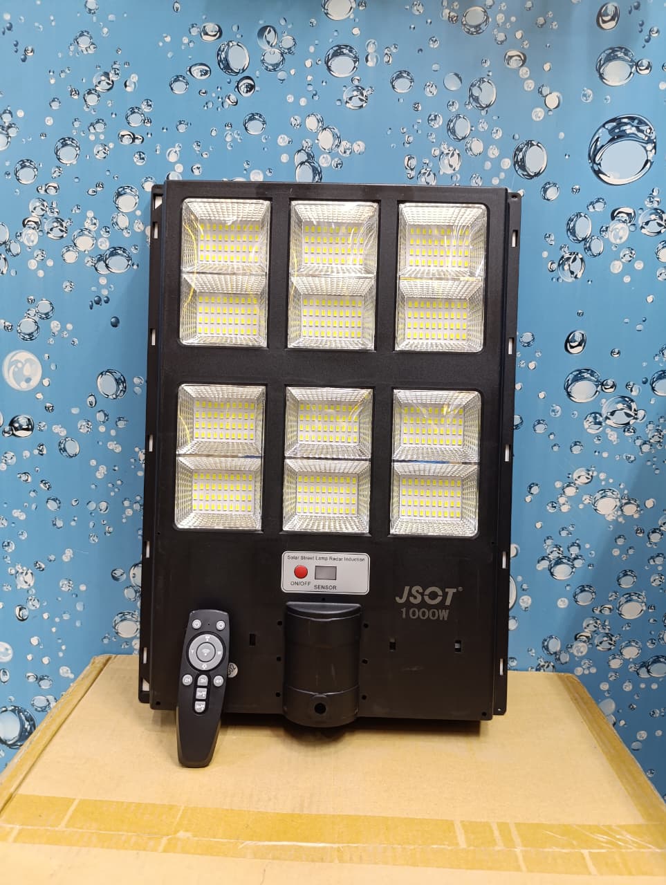 🎇Solar Light Solar Street Light 1000W Led Outdoor Solar Motion Sensor Security Flood Lights🎇LED Brighter & Wider Lighting, This solar motion sensor light equipped with upgraded high quality LED lamp