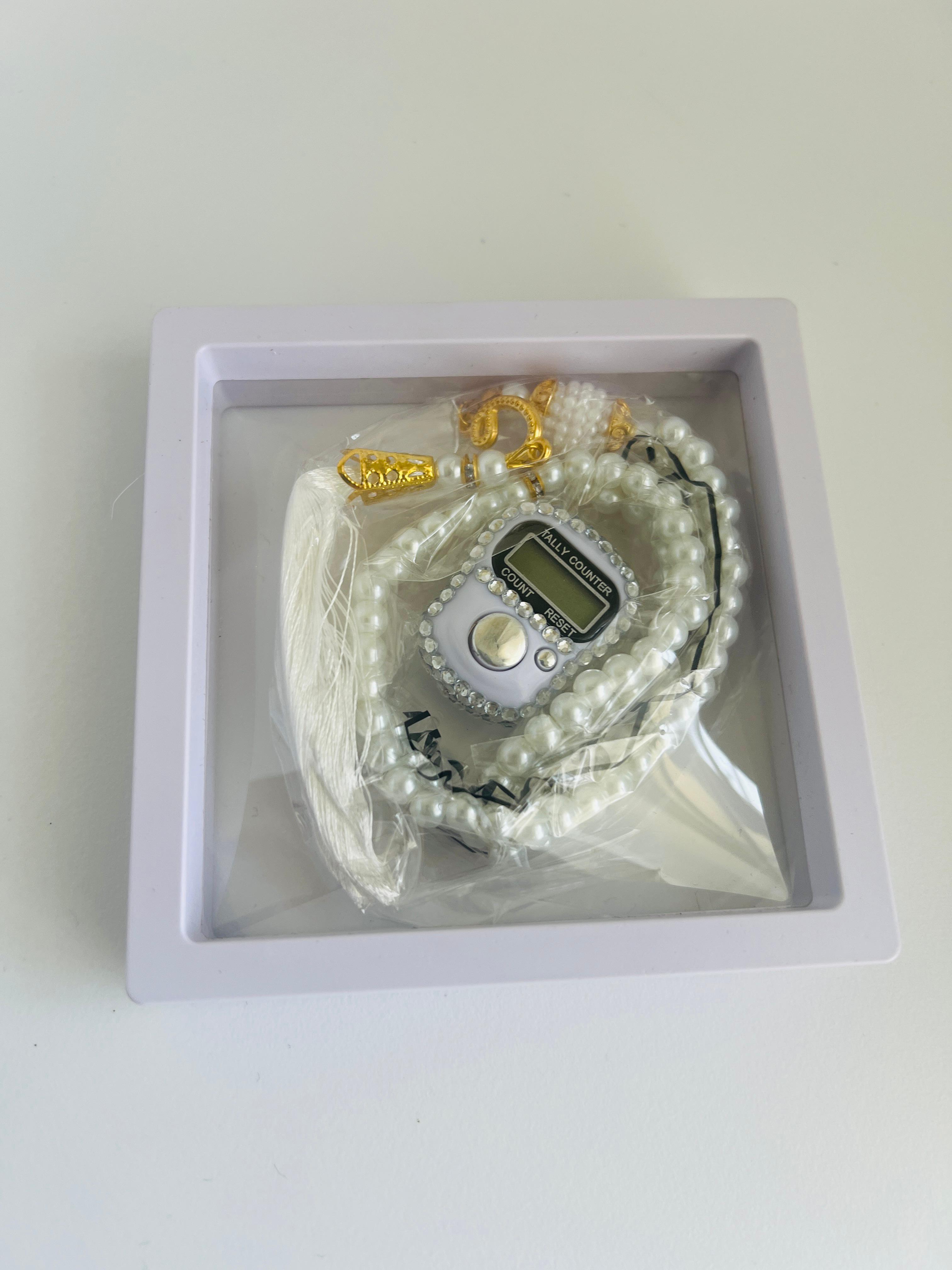 TASBIH/TASBEEH DIGITAL PRAYER COUNTER WITH BEADS