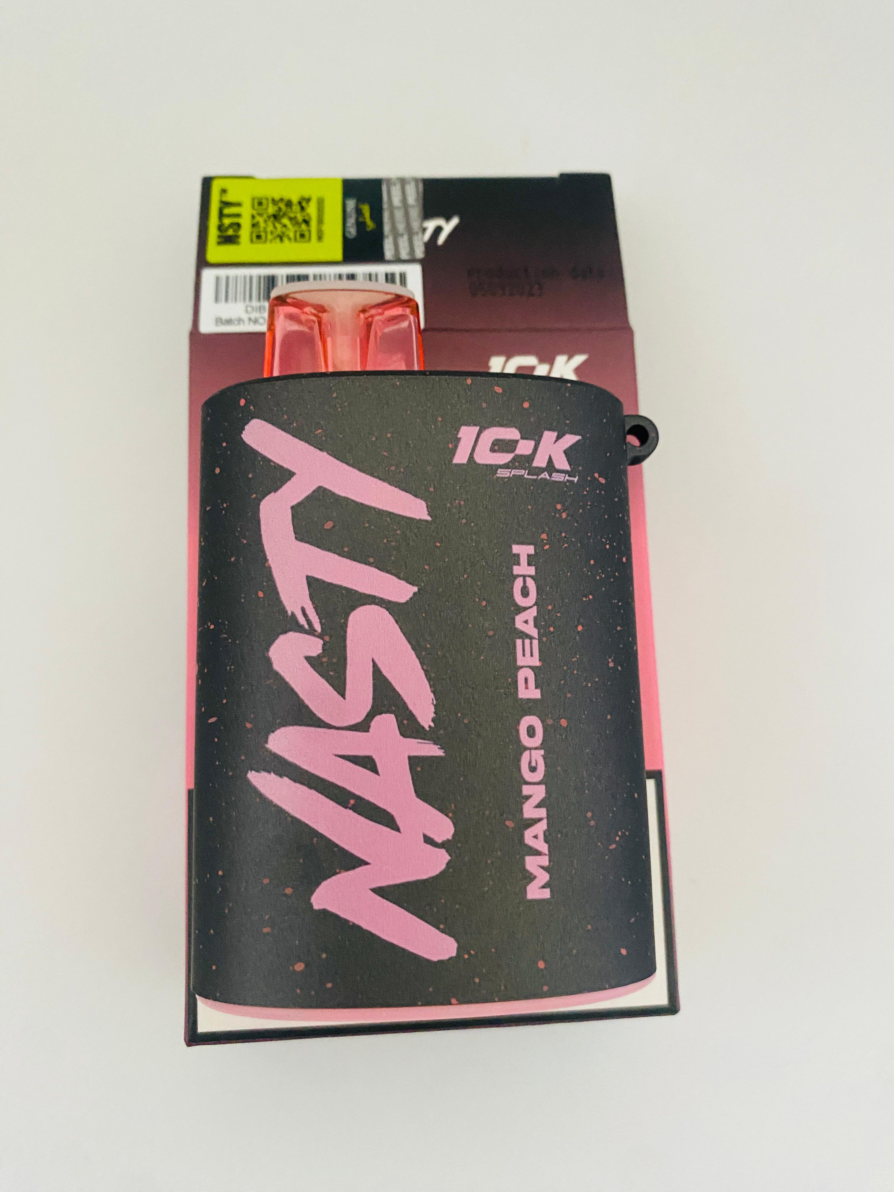 MANGO PEACH RECHARGEABLE 5% NICOTINE TYPE C -NASTY BRAND ,19ML E LIQUID