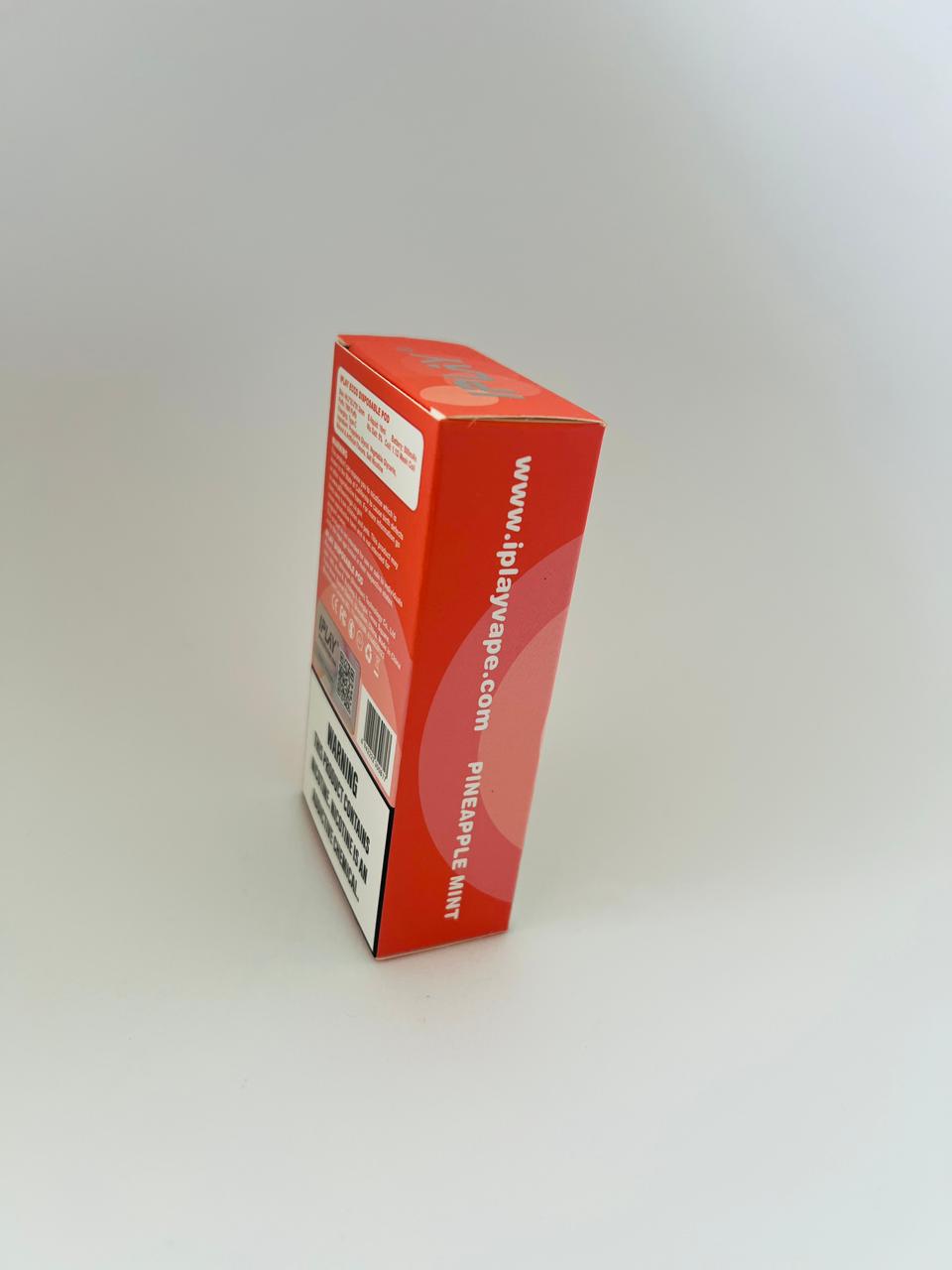 IPLAY 7000 PUFFS RECHARGEABLE VAPE WITH 5% NICOTINE TYPE C -PINEAPPLE MINT