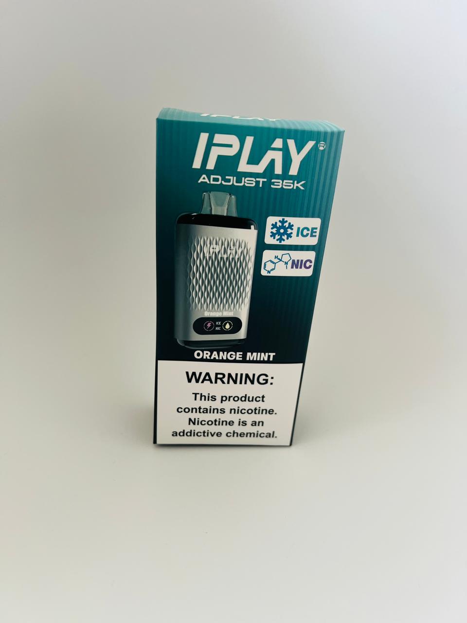 IPLAY ADJUST 35K Disposable Pod-ORANGE MINT TYPE C ,5% NICOTINE