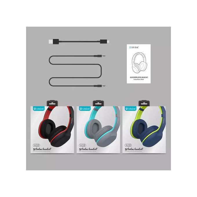A18 Wireless Bluetooth Headphones Extra Bass