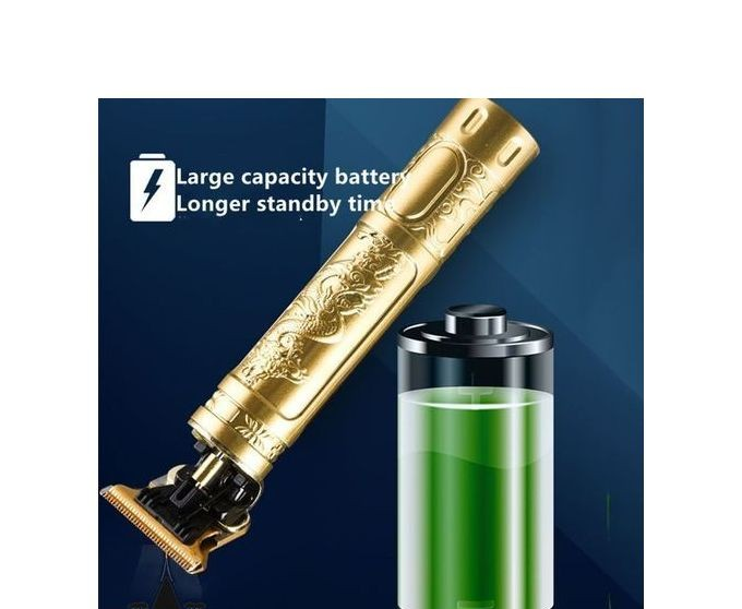 USB Cordless Hair Clipper Trimmer Beard Electric Professional Haircut Dragon Monster Rechargeable ABS Vintage Metal Shaving Machine clippers Wireless Barber cutting Kinyozi