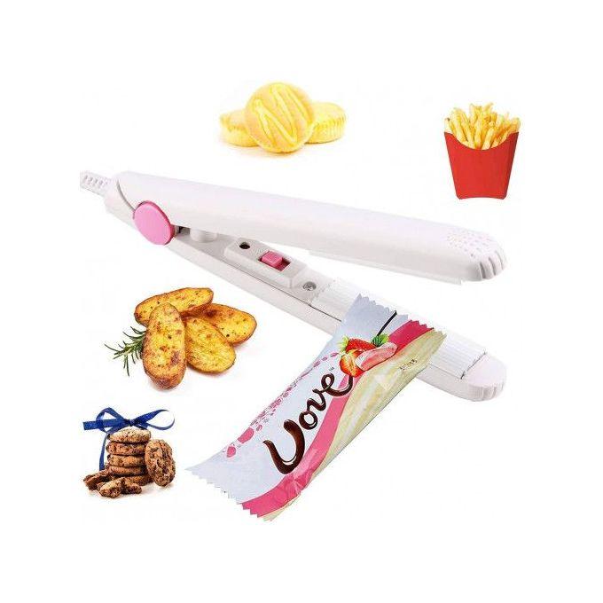 Mini 2-in-1 Hair Straightener And Curler Professional Flat Iron Ceramic Tourmaline Ionic Electric Plastic Bag Sealer