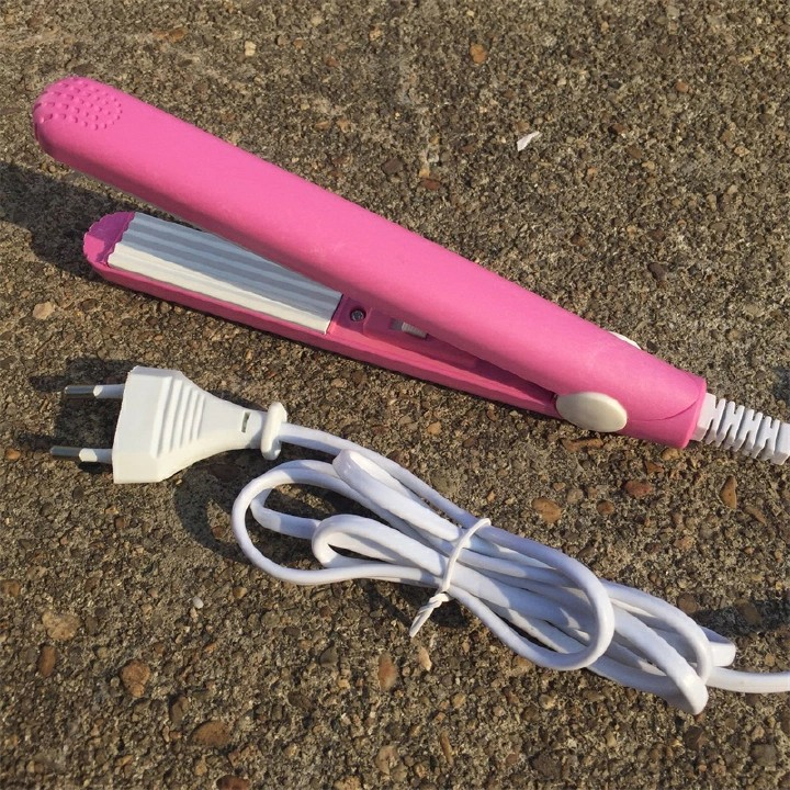 Mini 2-in-1 Hair Straightener And Curler Professional Flat Iron Ceramic Tourmaline Ionic Electric Plastic Bag Sealer